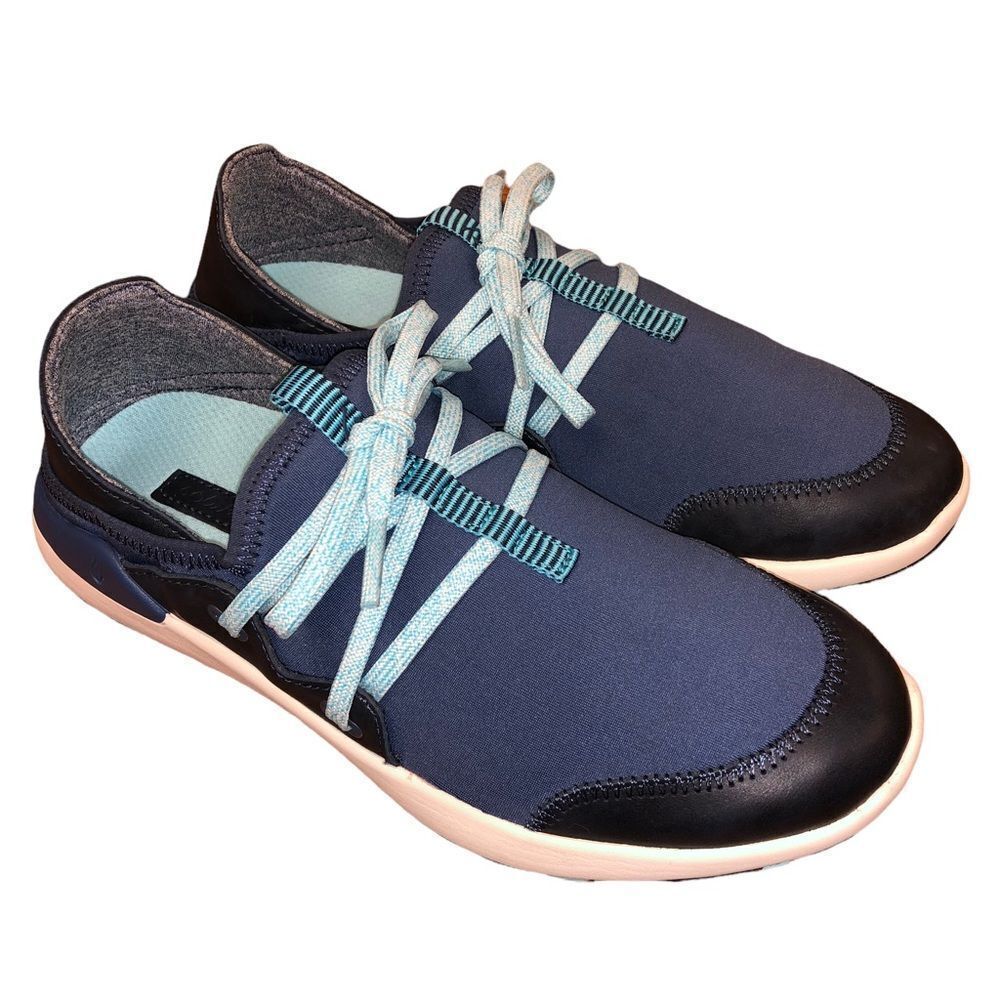 OluKai Blue and Black Athletic Shoes - Picture 4 of 16